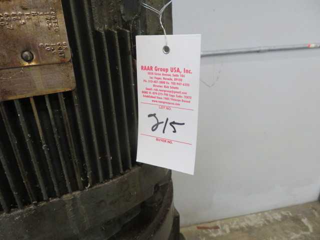 Cincinnati Milacron Spindle Motor, Used - ELECTRIC MOTORS