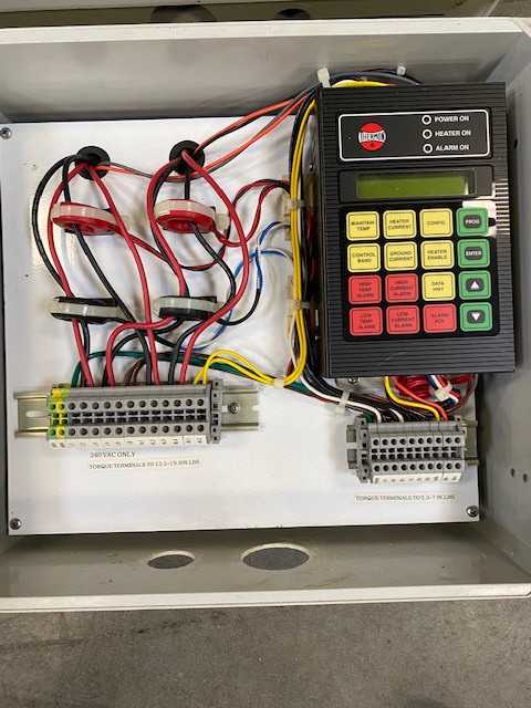 Set of 2 Thermon Heat Tracing Control & Monitoring Units TC202A-SSR15B-240-F-P3 - Used - Bench Tested - AUTOMATION & CONTROLS