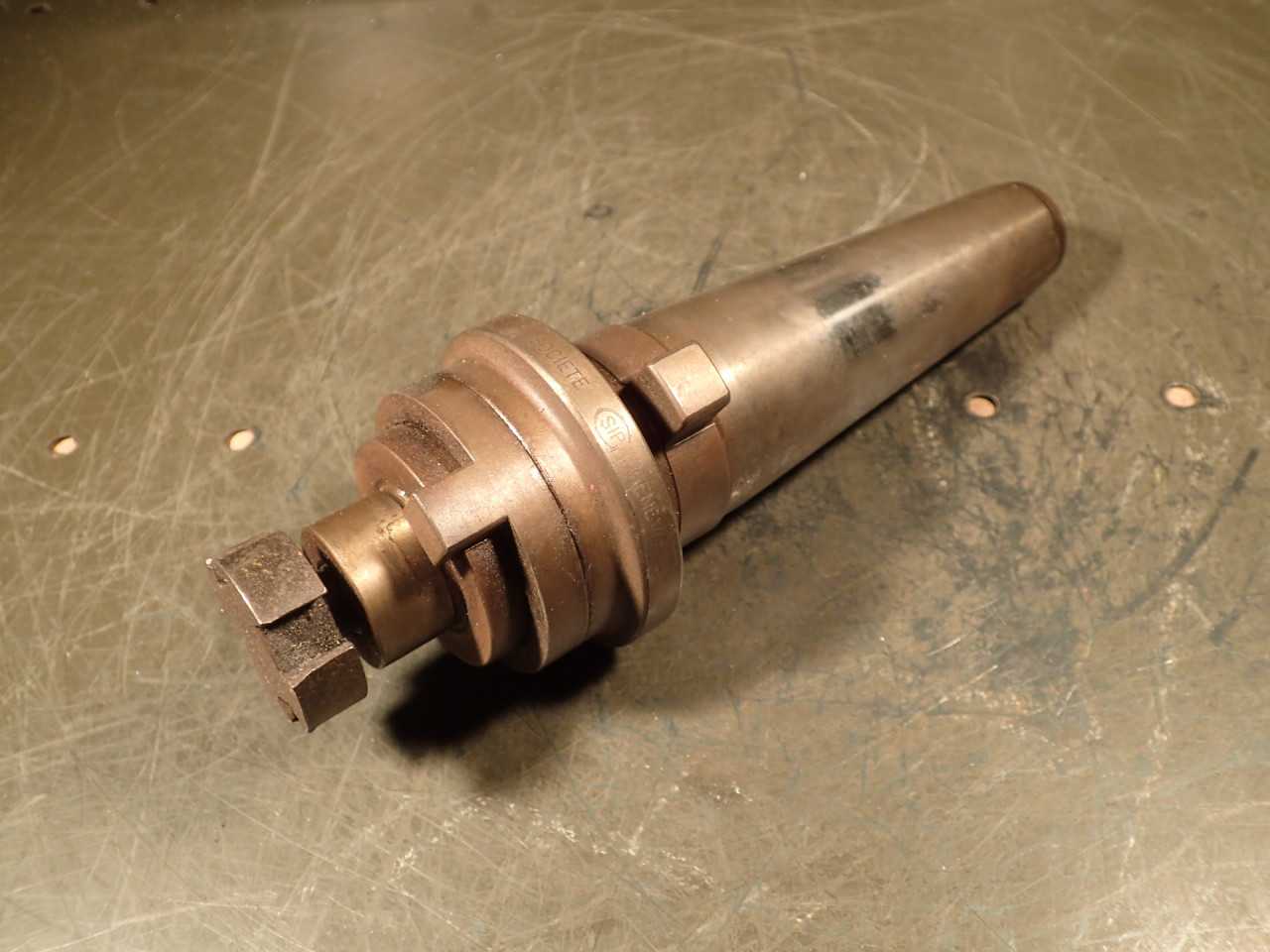 SIP Societe Genevoise Jig Boring Mill Taper 1-1/4" Shell Arbor Tool Holder - MACHINING ACCESSORIES & TOOLING