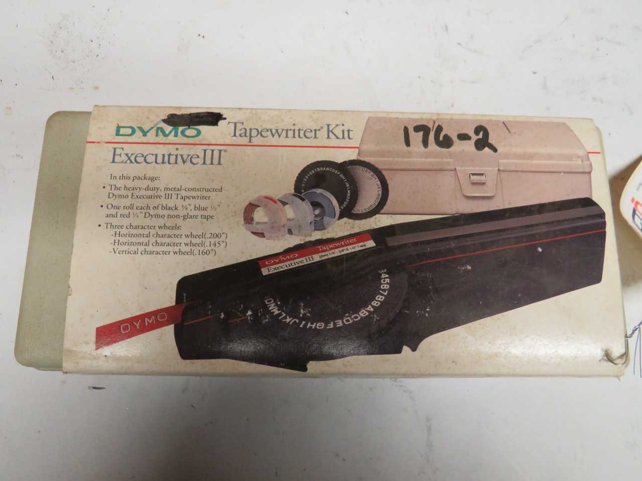 DYMO TAPEWRITER KIT EXECUTIVE 3 - ELECTRIC POWER TOOLS