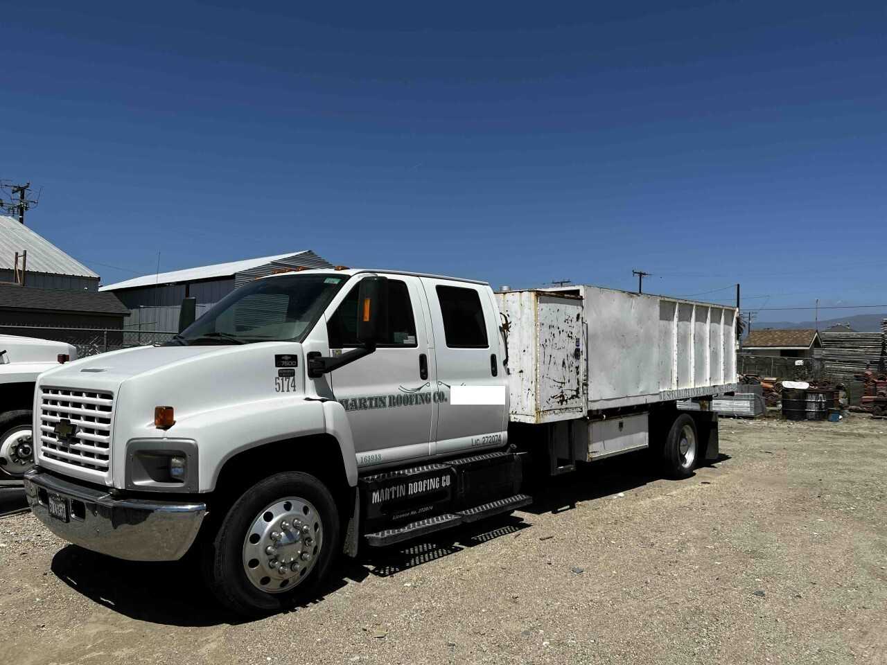 2005 Chevrolet C7500 Duramax Diesel Dump Truck - HYDRO EXCAVATOR TRUCKS