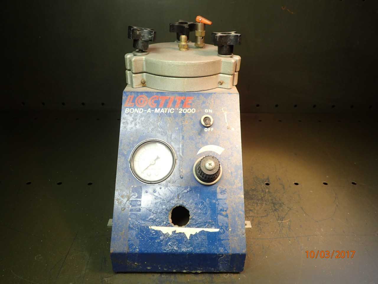 Loctite Bond-A-Matic 2000 Adhesive Dispenser Reservoir 0-100 PSI - INDUSTRIAL PARTS