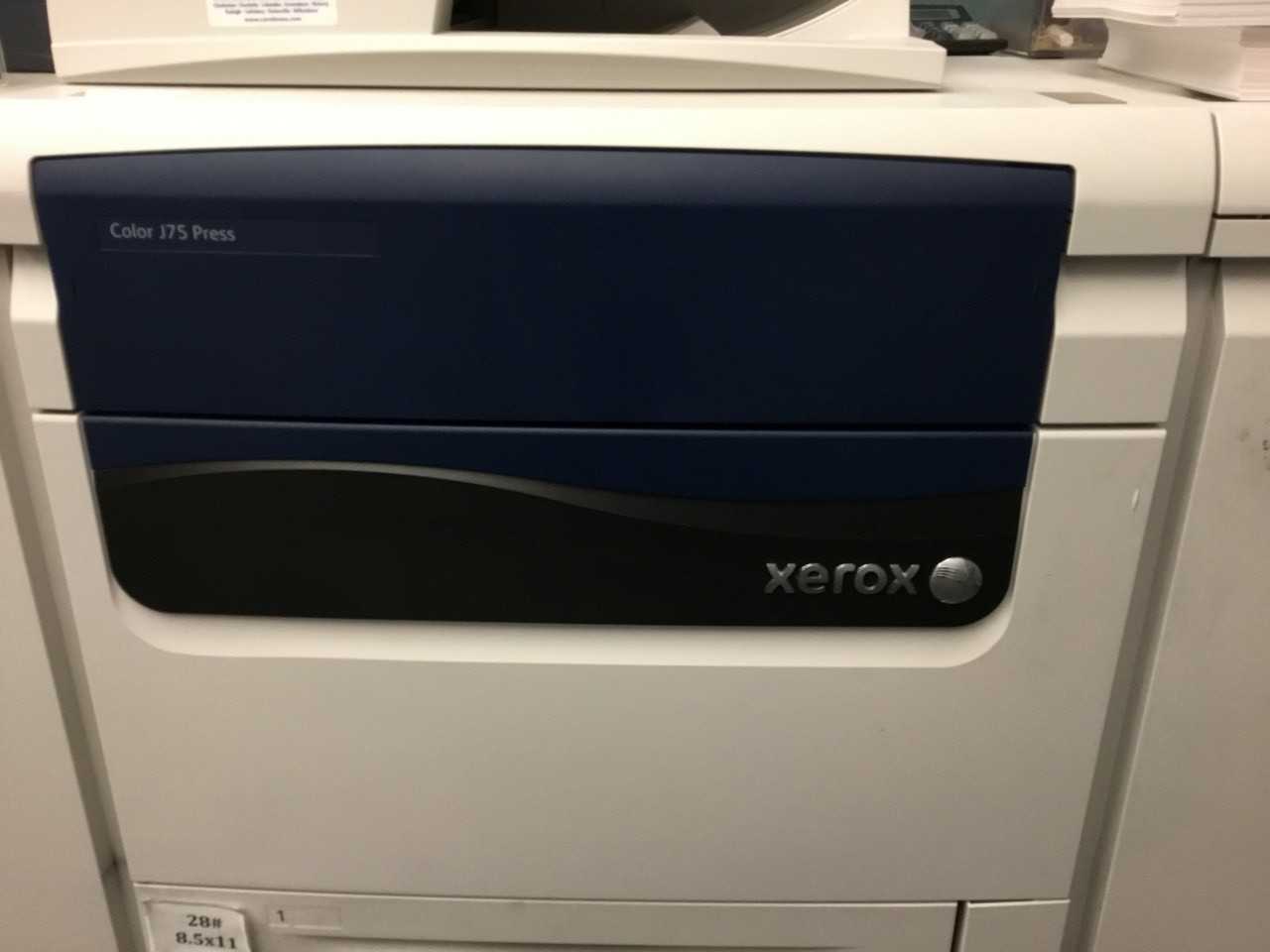 Xerox J75 production color copier/printer - PACKAGING
