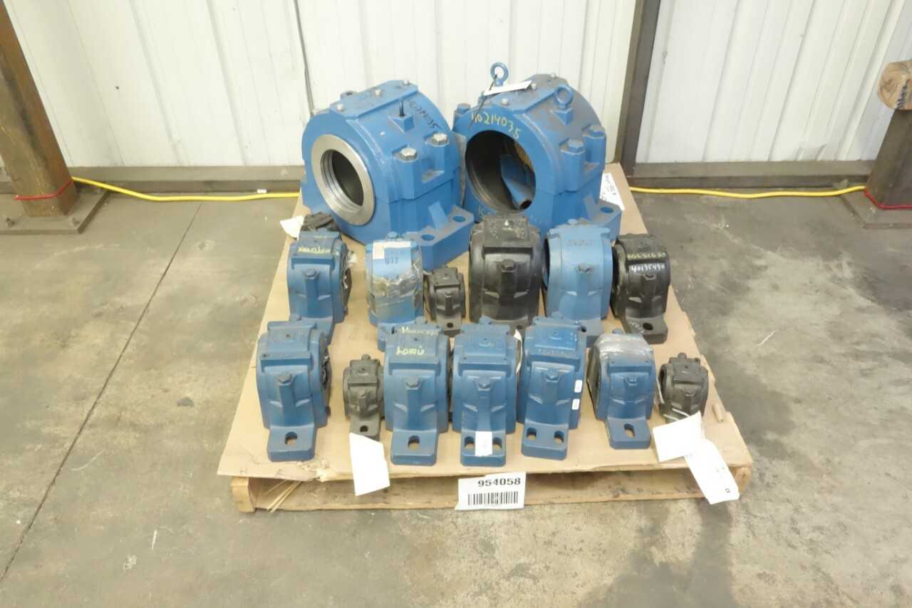 PALLET OF SKF SPLIT CASE PILLOW BLOCK BEARING HOUSINGS - BEARINGS