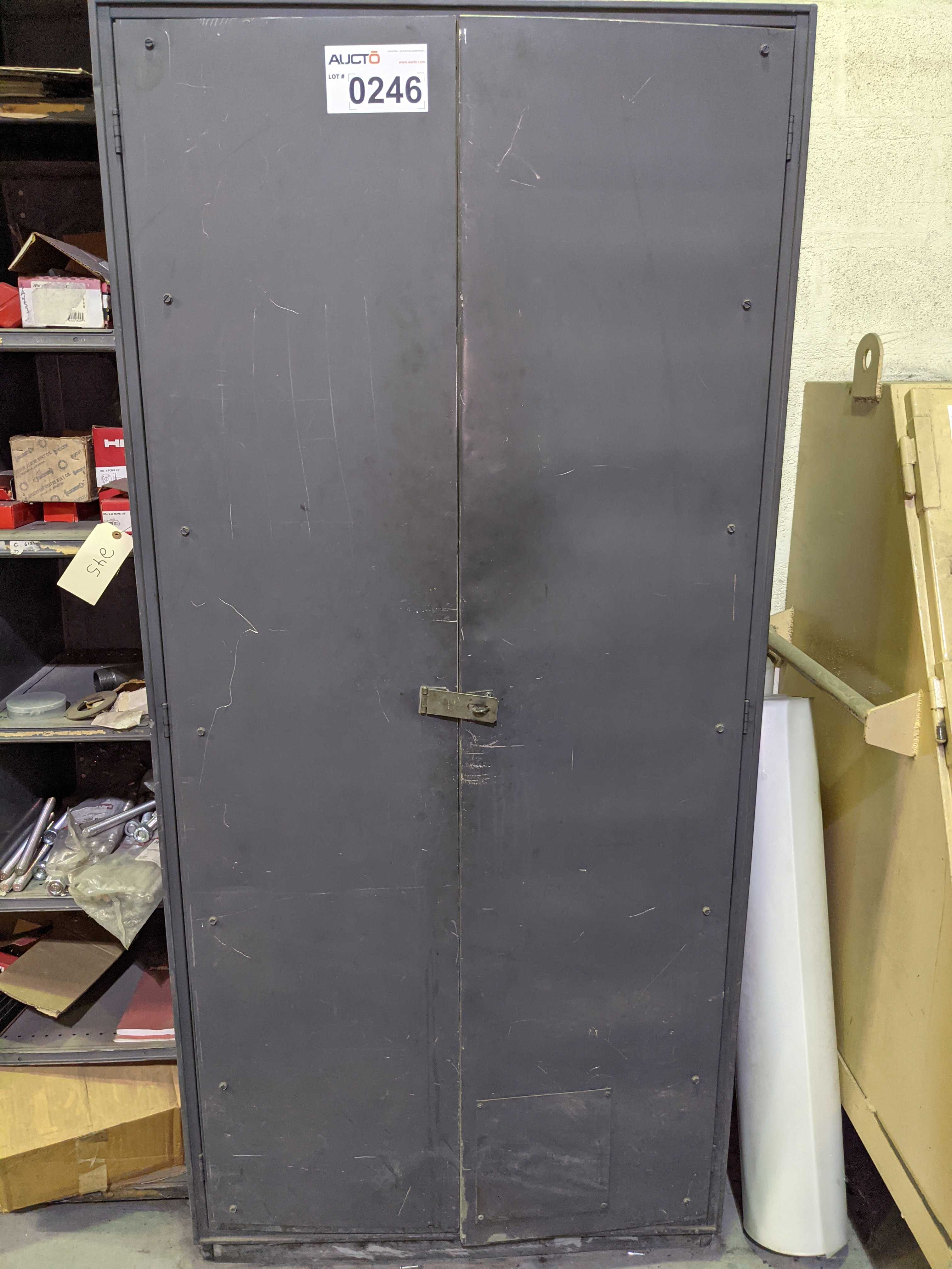 CABINET WITH CONTENTS - TOOL STORAGE