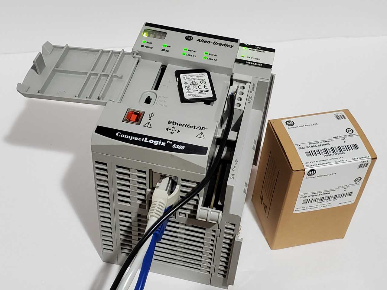 Allen Bradley CompactLogix 5069-L310ER Plus Brand new 5069-RTB64 Spring - AUTOMATION & CONTROLS Allen Bradley CompactLogix 5069-L310ER Plus Brand new 5069-RTB64 Spring - AUTOMATION & CONTROLS