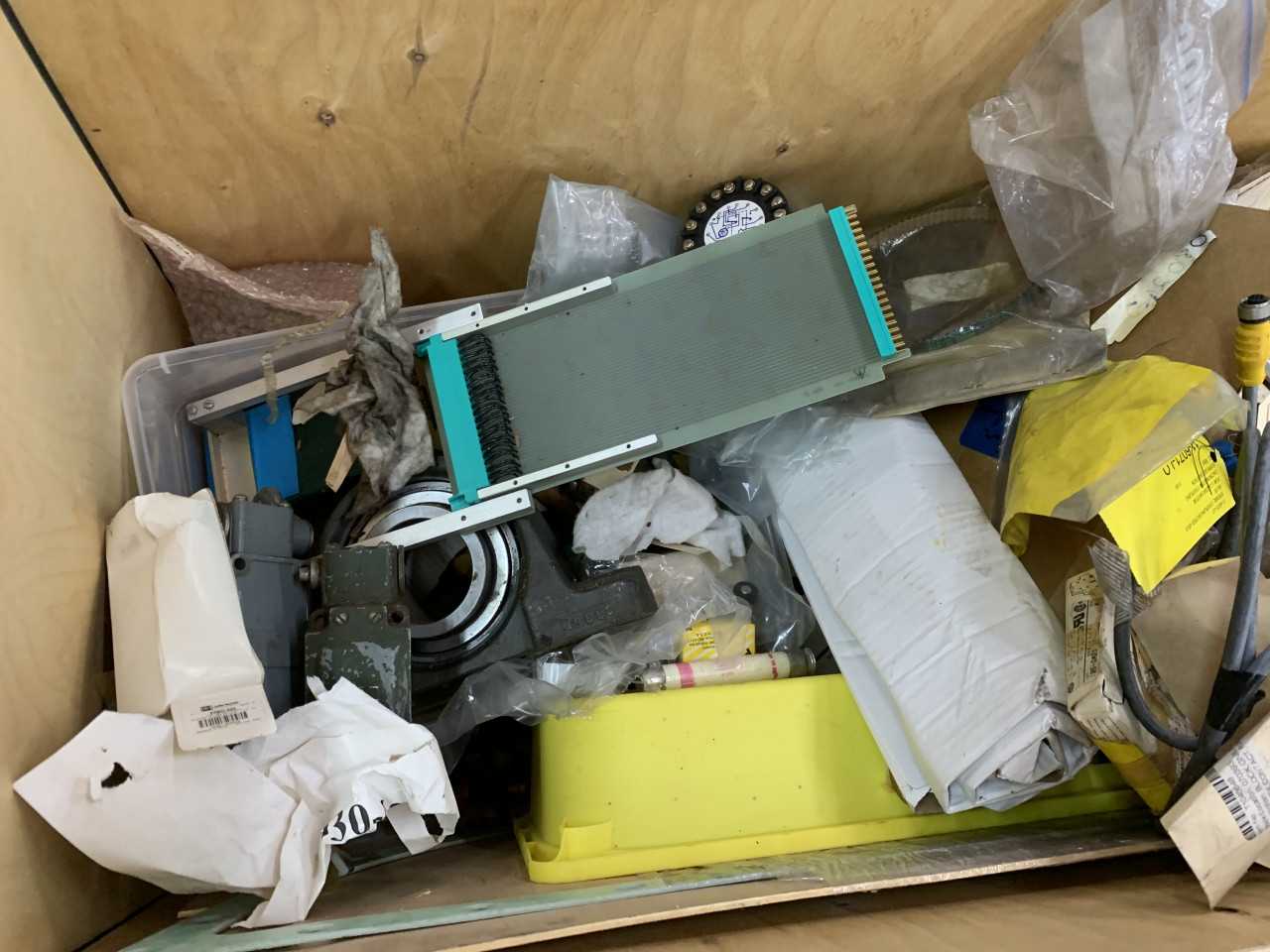 CRATE OF MISC ELECTRICAL AUTOMATION EQUIPMENT ETC - ELECTRICAL COMPONENTS
