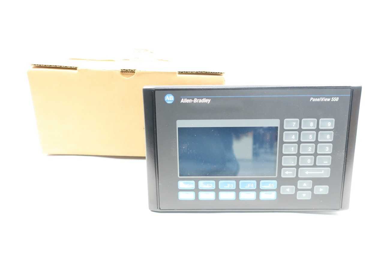 ALLEN BRADLEY 2711-B5A2 PANELVIEW 500 OPERATOR INTERFACE PANEL SER E - AUTOMATION & CONTROLS