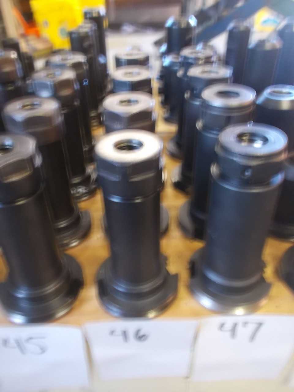 4 Kennametal Cat 50 TG100 Collet Holders - MACHINING ACCESSORIES & TOOLING
