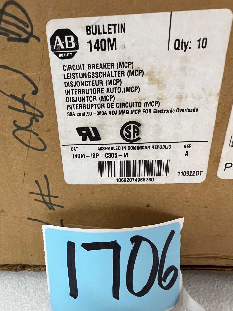 CIRCUIT BREAKER - CIRCUIT BREAKERS