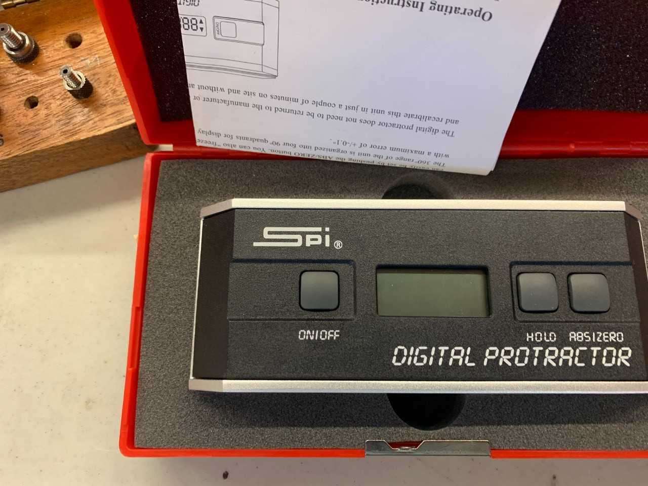 SPI Digital Protractor - ELECTRIC POWER TOOLS