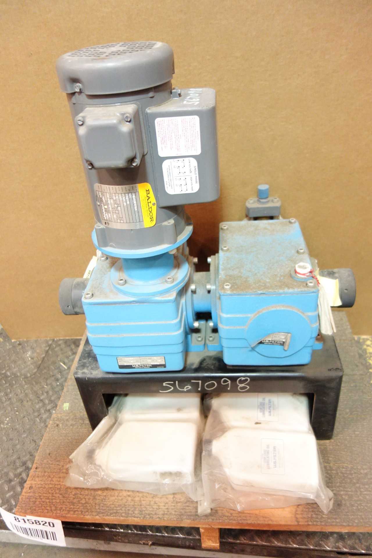 WALLACE AND TIERNAN DUAL HEAD METERING PUMP - METERING PUMP
