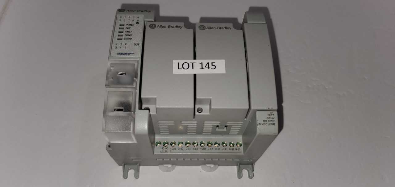 Allen Bradley Micro 830 2080-LC30-16QVB PLC - AUTOMATION & CONTROLS