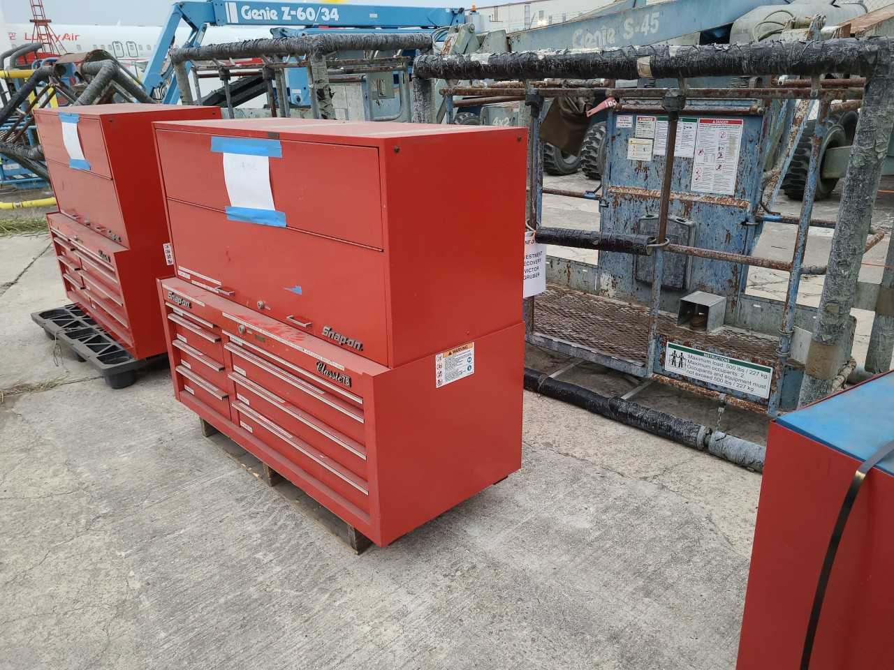 2 snap-on tool cribs (1 two drawer and 1 six drawer) (Lot 2586579) San Antonio, TX - TOOL STORAGE