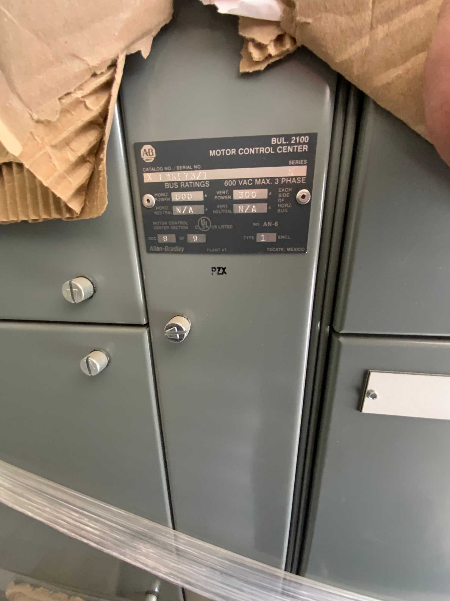 New 2022 Allen-Bradley Motor Control Cabinet Centerline 2100 (#4) - AUTOMATION & CONTROLS