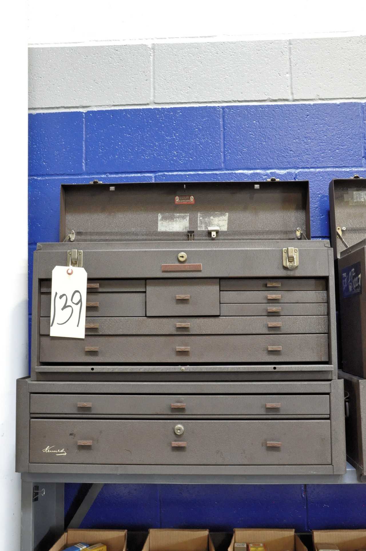 Kennedy Style 8-Drawer Flip Top Machinist's Tool Box with 2-Drawer Stacker Box - TOOL STORAGE
