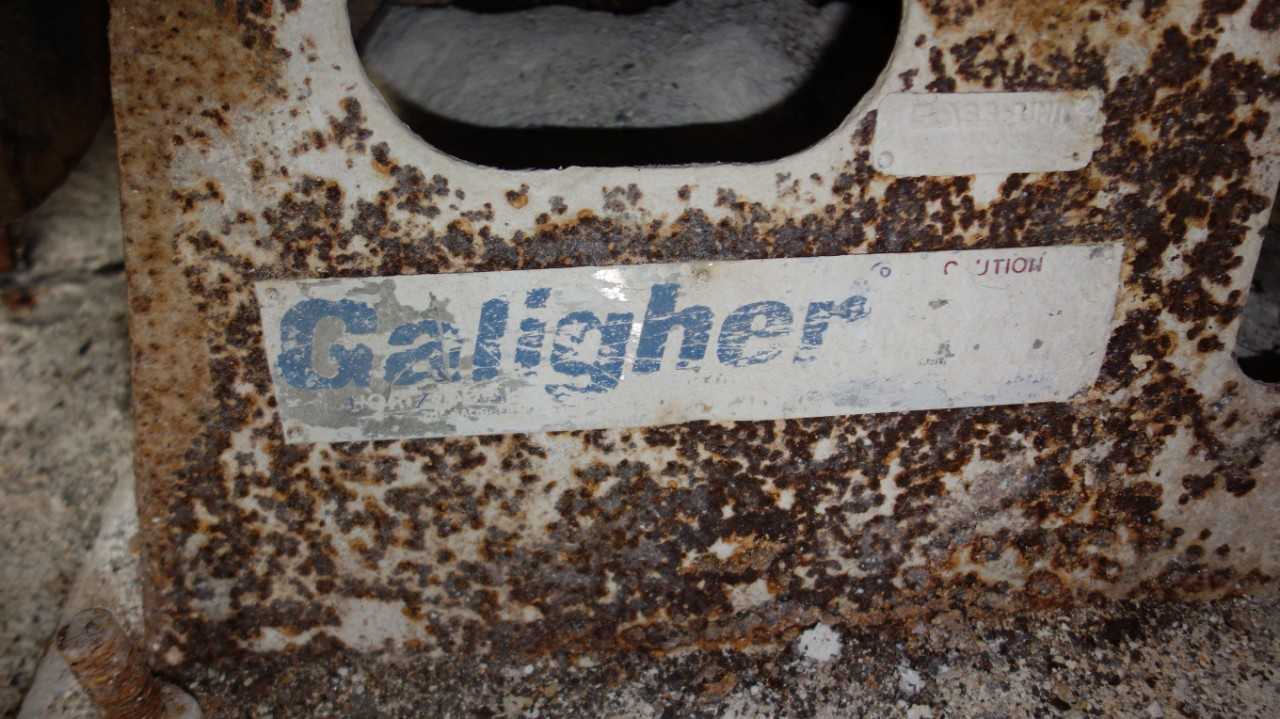 LOT OF 2 GALIGHER 50HP 460V-AC SLURRY PUMPS - ELECTRIC MOTORS