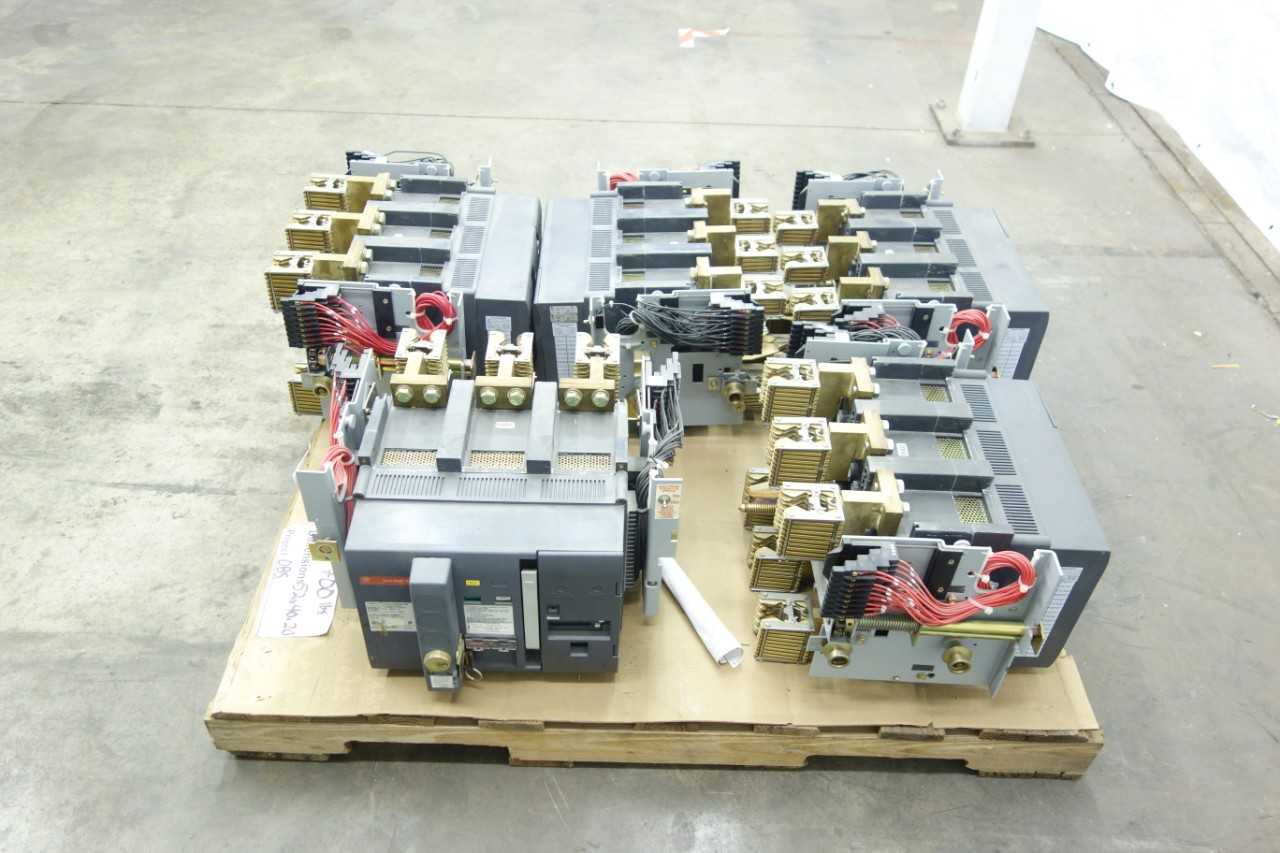 LOT OF 5 GENERAL ELECTRIC POWER BREAK II CIRCUIT BREAKERS - CIRCUIT BREAKERS