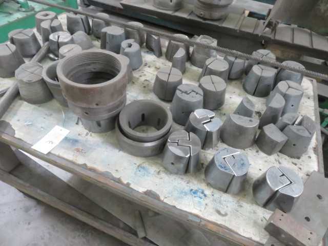 Cart and contents, Hufford Stretch Press Jaw Inserts and jaws - MISCELLANEOUS