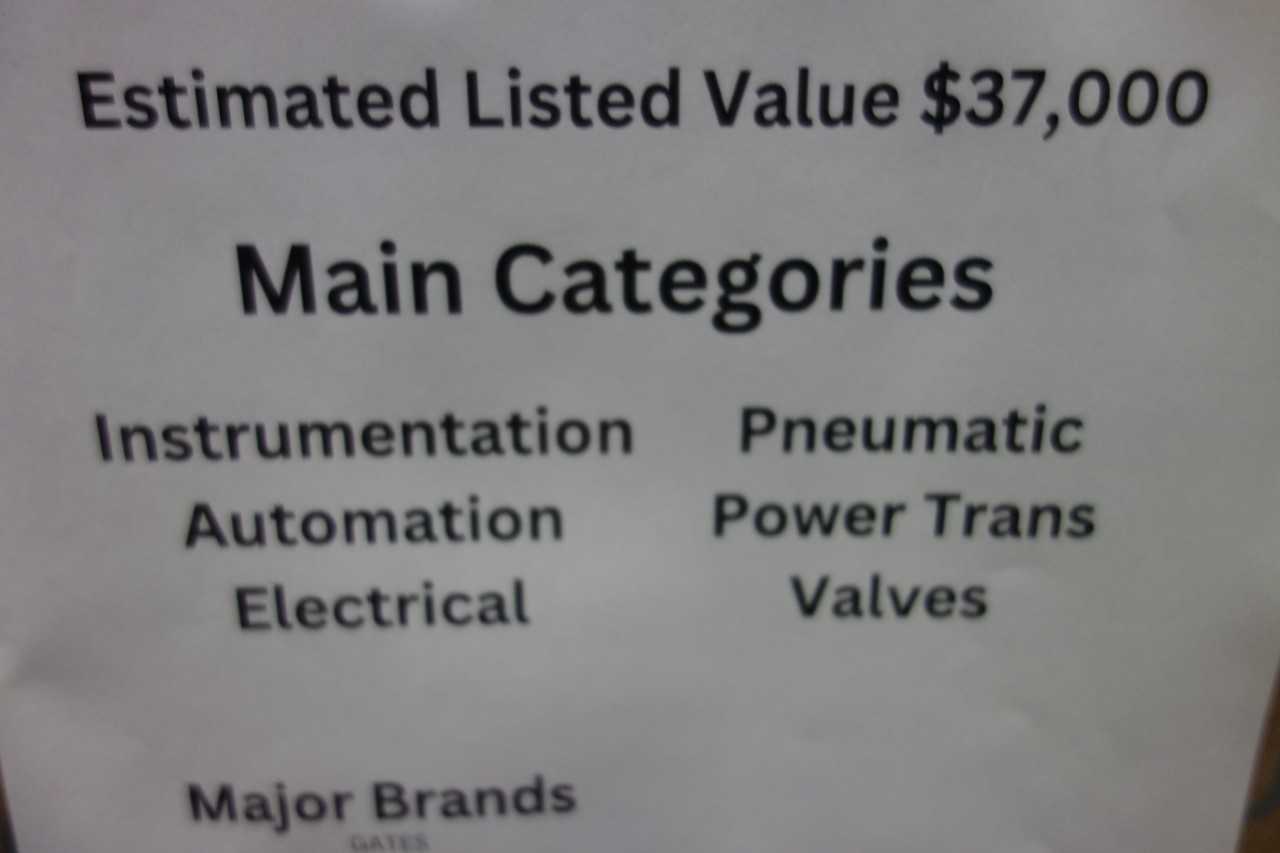 BLIND LOT OF MIXED MRO - INDUSTRIAL PARTS