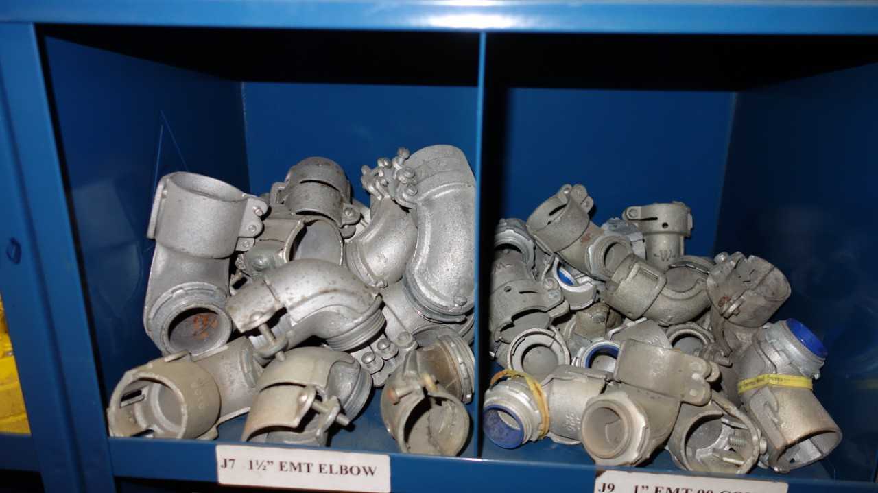 LOT OF ASSORTED CONDUIT FITTINGS - FUSES