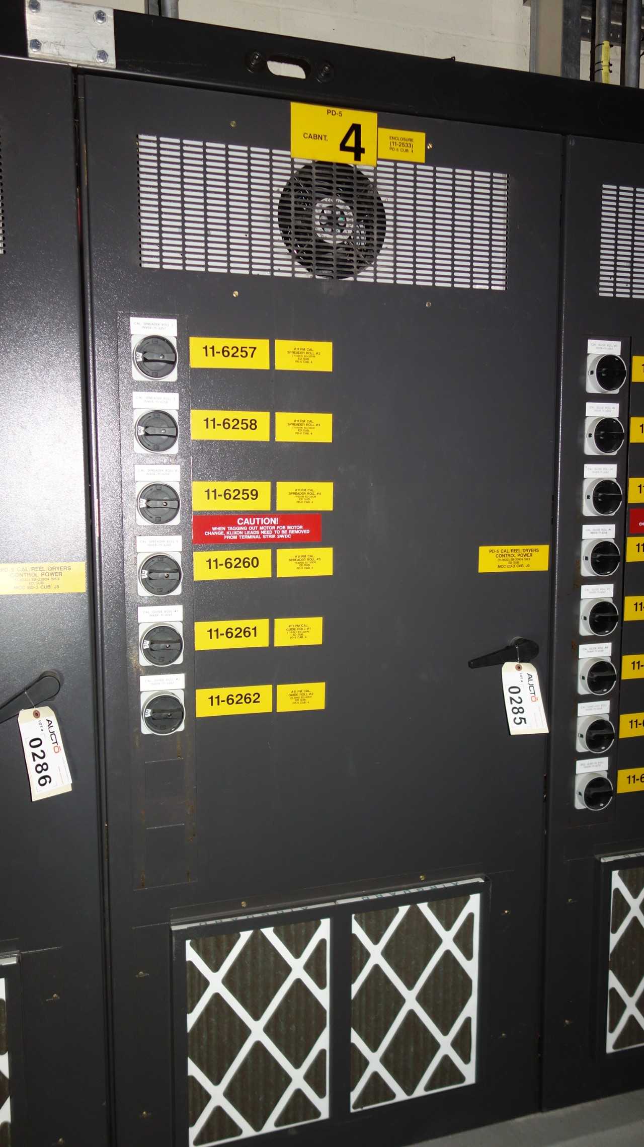 GE INNOVATION SERIES 3VVRJ607CI036 LV AC DRIVE CABINET - MOTOR DRIVES