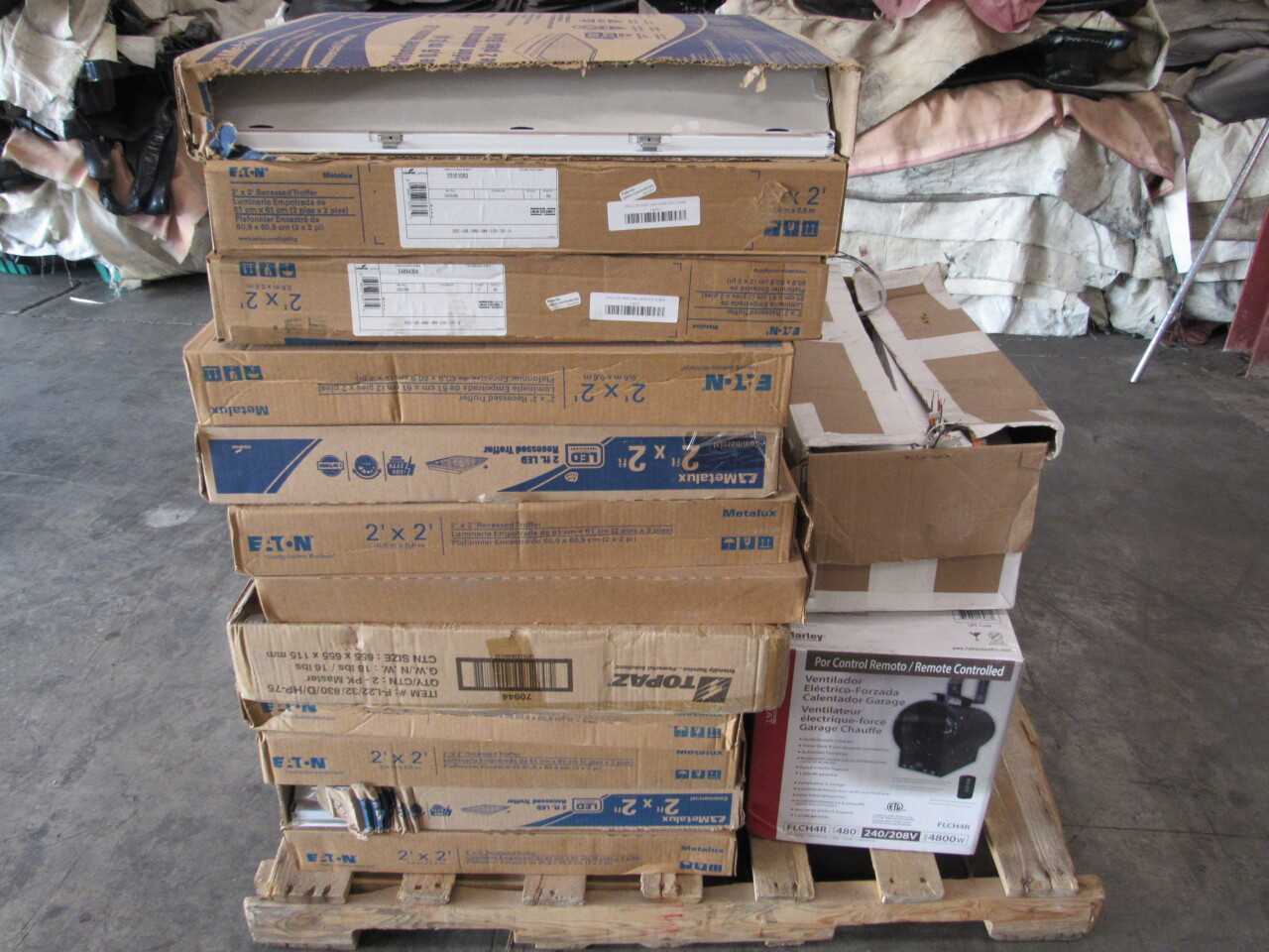 Pallet of 28x Assorted Lights, LEDs & Heaters - LIGHTING