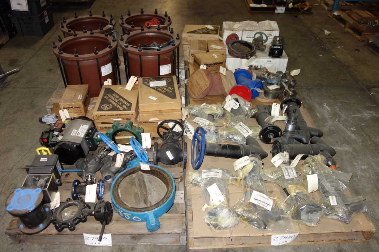 4 PALLETS OF ASSORTED VALVES - VALVES 4 PALLETS OF ASSORTED VALVES - VALVES