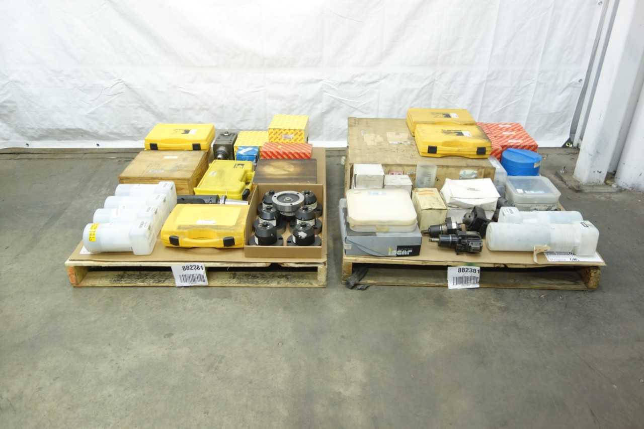 2 PALLETS OF ASSORTED METALWORKING REPLACEMENT TOOLS - ELECTRIC POWER TOOLS
