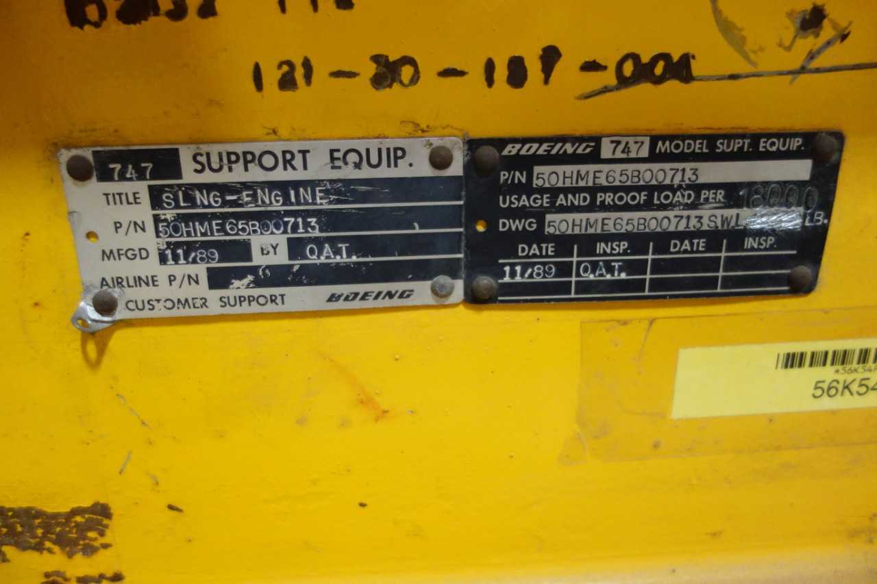 BARE SLING ENGINE SUPPORT, MAX CAPACITY 18,000 LBS - LIFTING EQUIPMENT