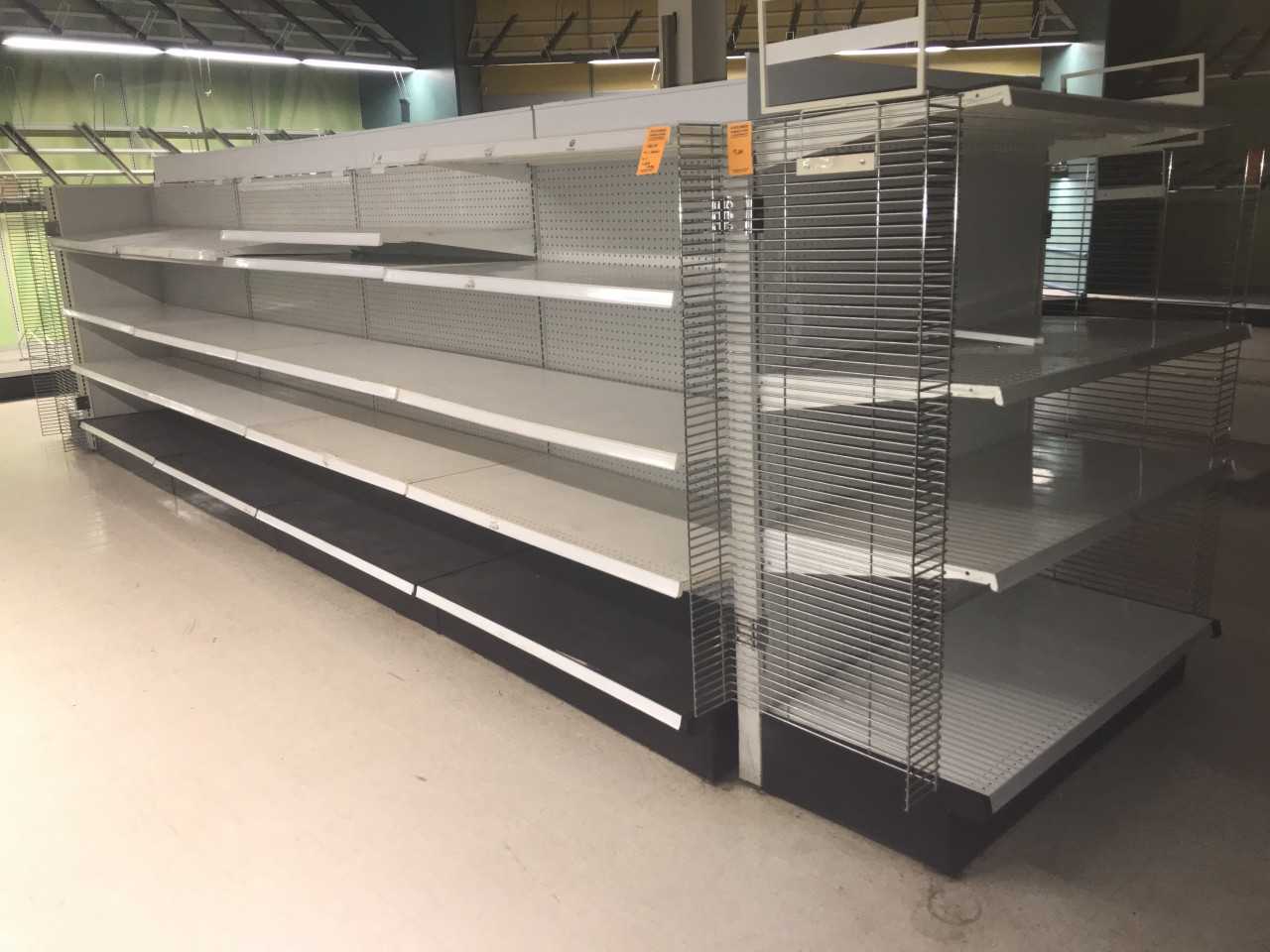 LOT OF STORE SHEVLING UNITS - TOOL STORAGE