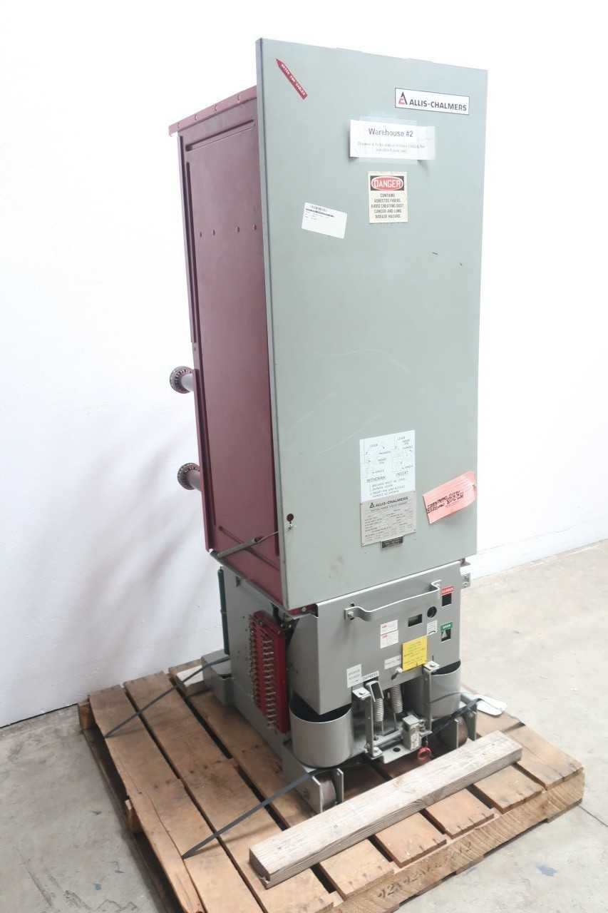 ALLIS CHALMERS MA-250B RUPTAIR 1200A AMP 4A AMP 4760V-AC AIR POWER BREAKER - CIRCUIT BREAKERS