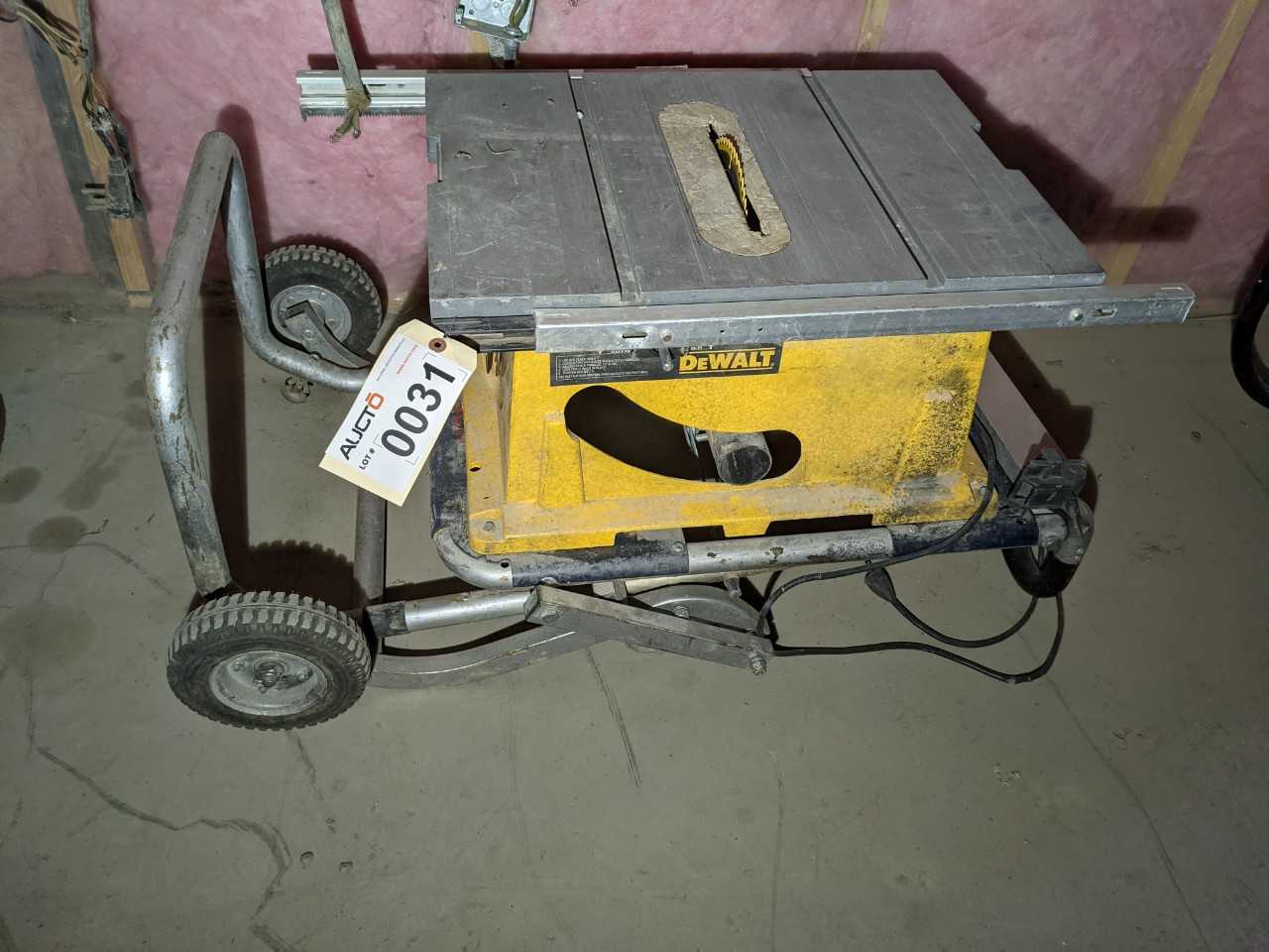 Dewalt Jobsite tablesaw - ELECTRIC POWER TOOLS
