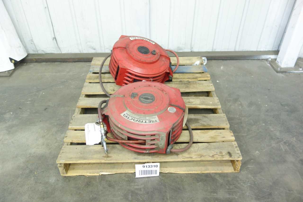 LOT OF 2 RETRACTA AUTO-REWIND HOSE REEL - HOSE