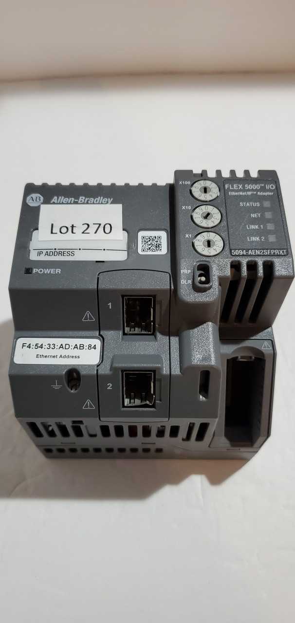 Allen Bradley Flex 5000 Ethernet Adapter - INDUSTRIAL PARTS Allen Bradley Flex 5000 Ethernet Adapter - INDUSTRIAL PARTS
