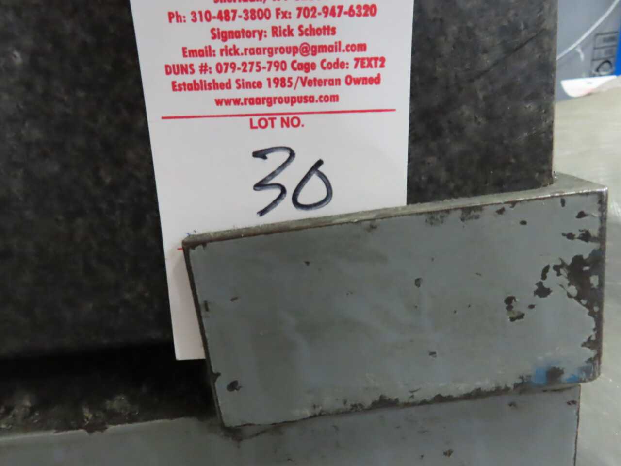 60" X 48" X 10" granite surface plate and stand - MACHINING ACCESSORIES & TOOLING