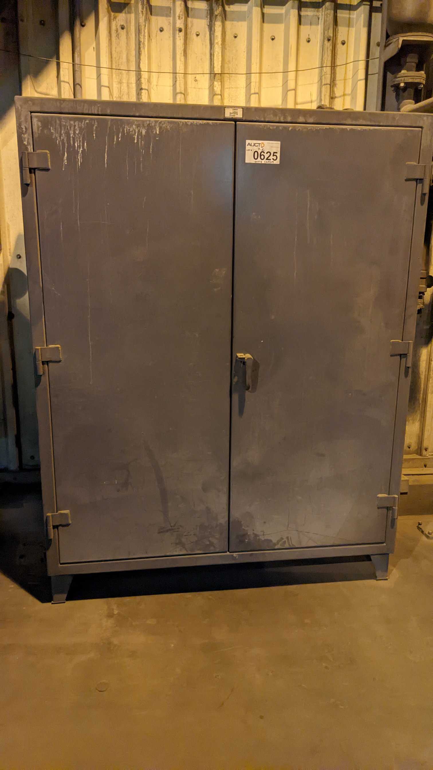 LOT OF 2 CABINETS WITH CONTENTS - INDUSTRIAL PARTS