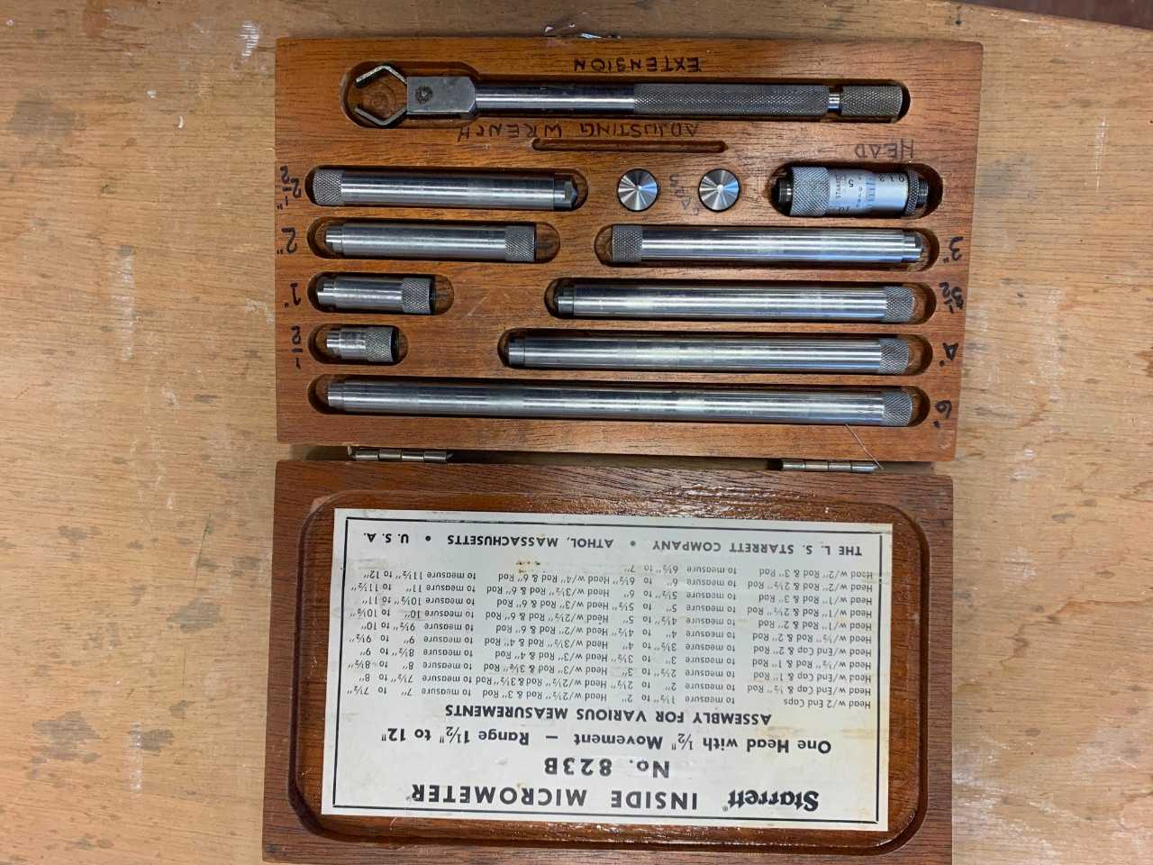 Starrett Inside Micrometer Set - ELECTRIC POWER TOOLS