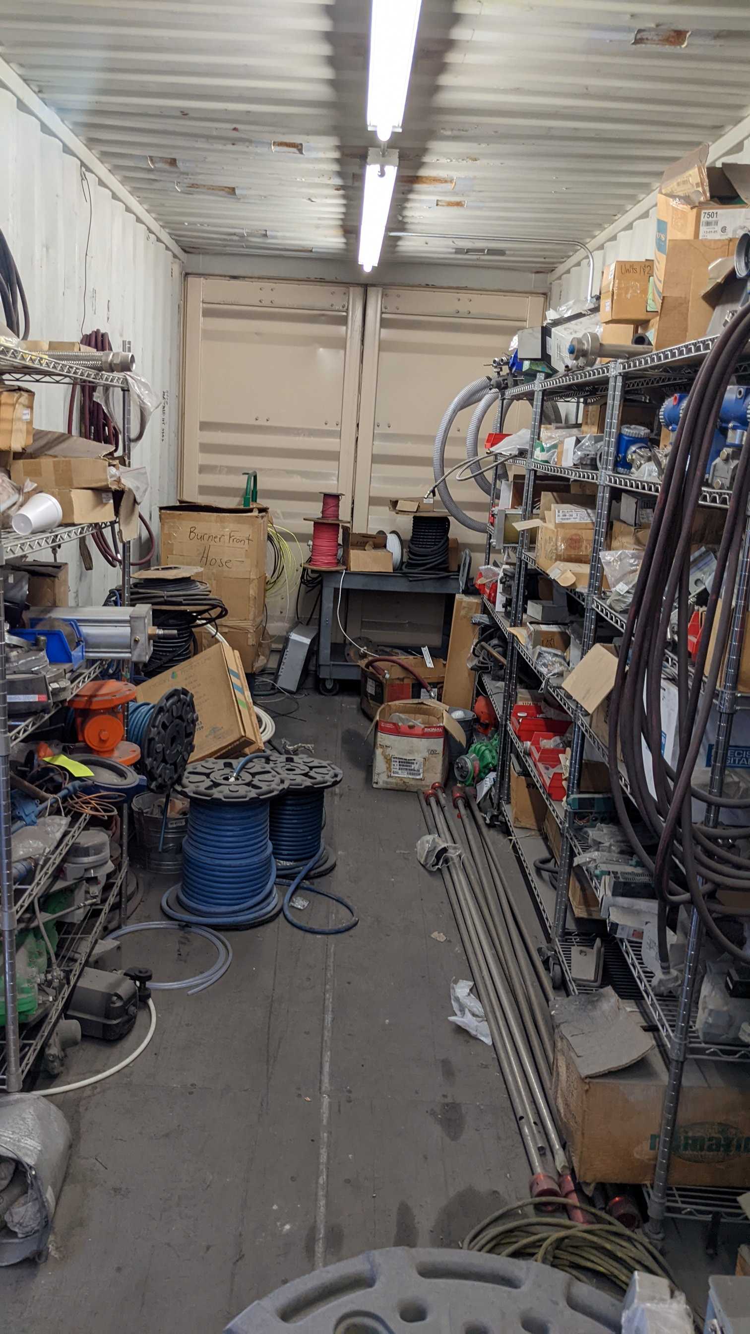 CONTENTS OF CONTAINER - INDUSTRIAL PARTS