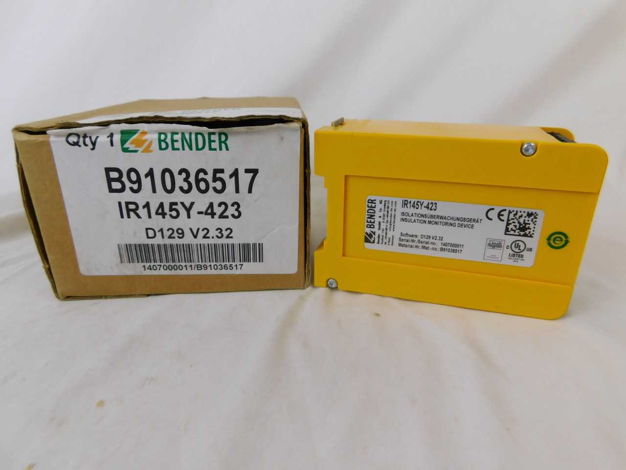 Quantity of 2x IR145Y-423 Sensors - INSTRUMENTATION