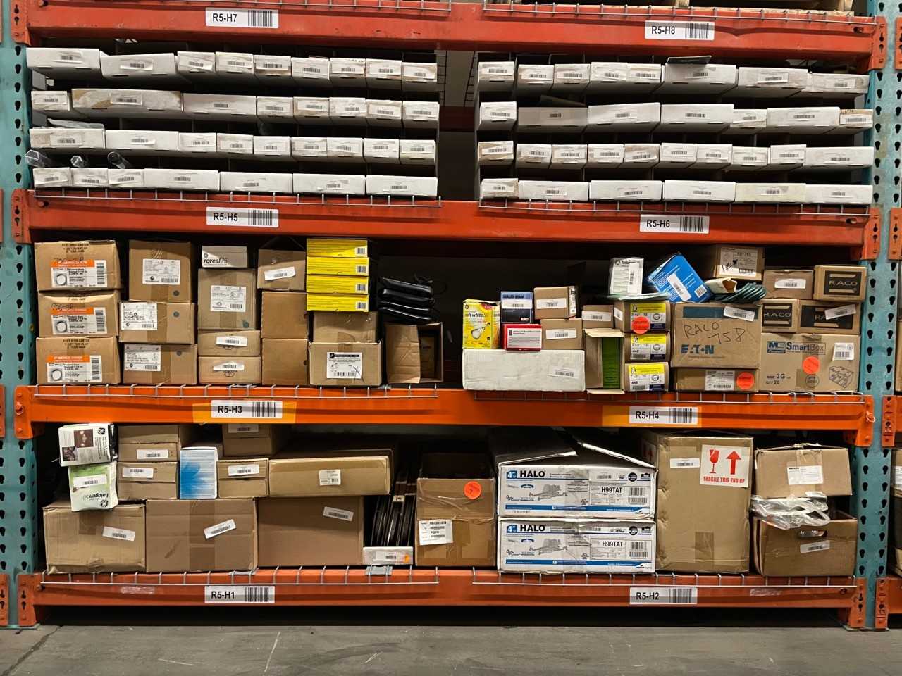 20 Pallets of Excess Electrical Inventory. See attached product manifest for more details. - INDUSTRIAL PARTS