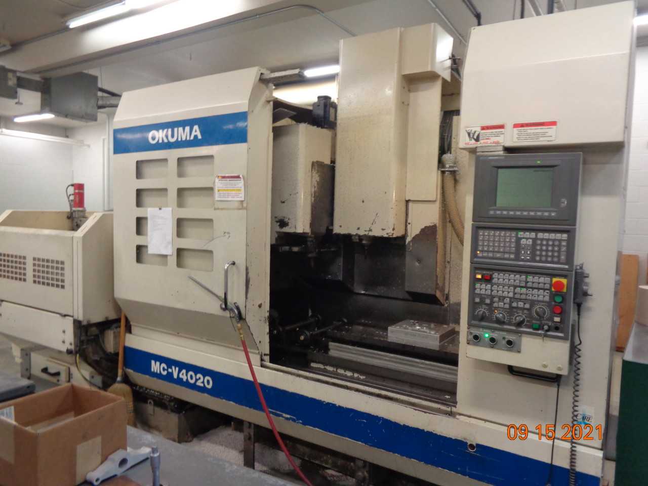Okuma Model MC-V4020 Machining Center - VERTICAL MACHINING CENTERS
