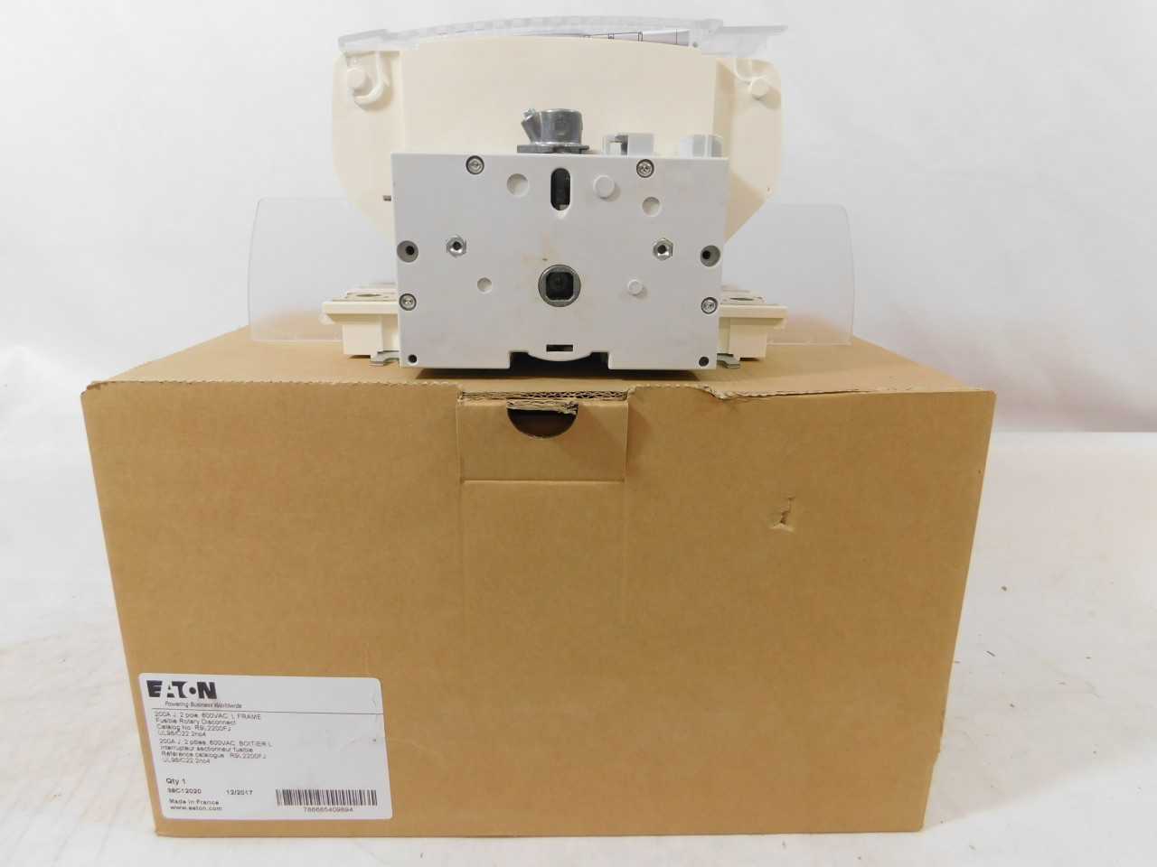 (4) Eaton R9L2200FJ Rotary Disconnect Switch 2P 200A 600VAC - DISCONNECT SWITCHES