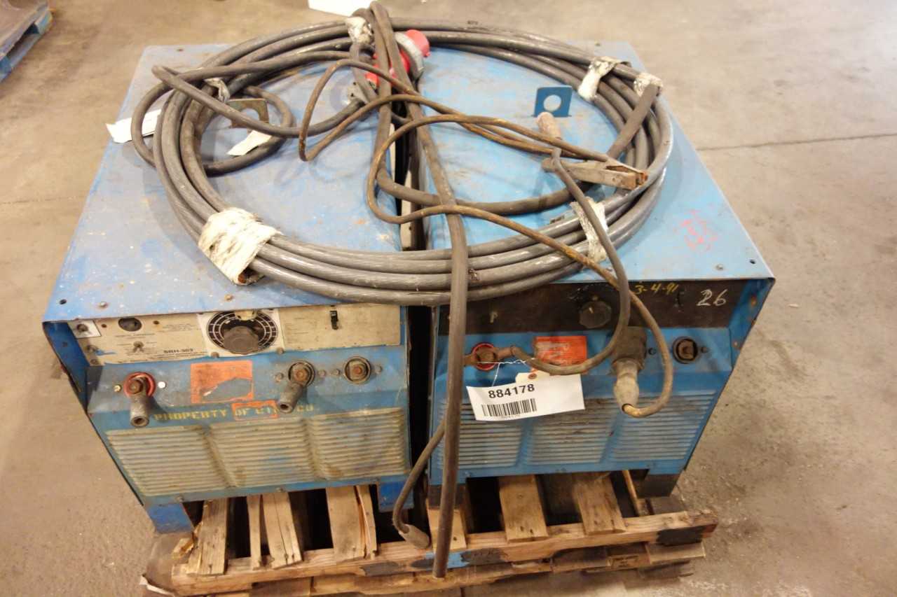 LOT OF 2 MILLER DC MULTIPROCESS WELDERS - WELDING EQUIPMENT