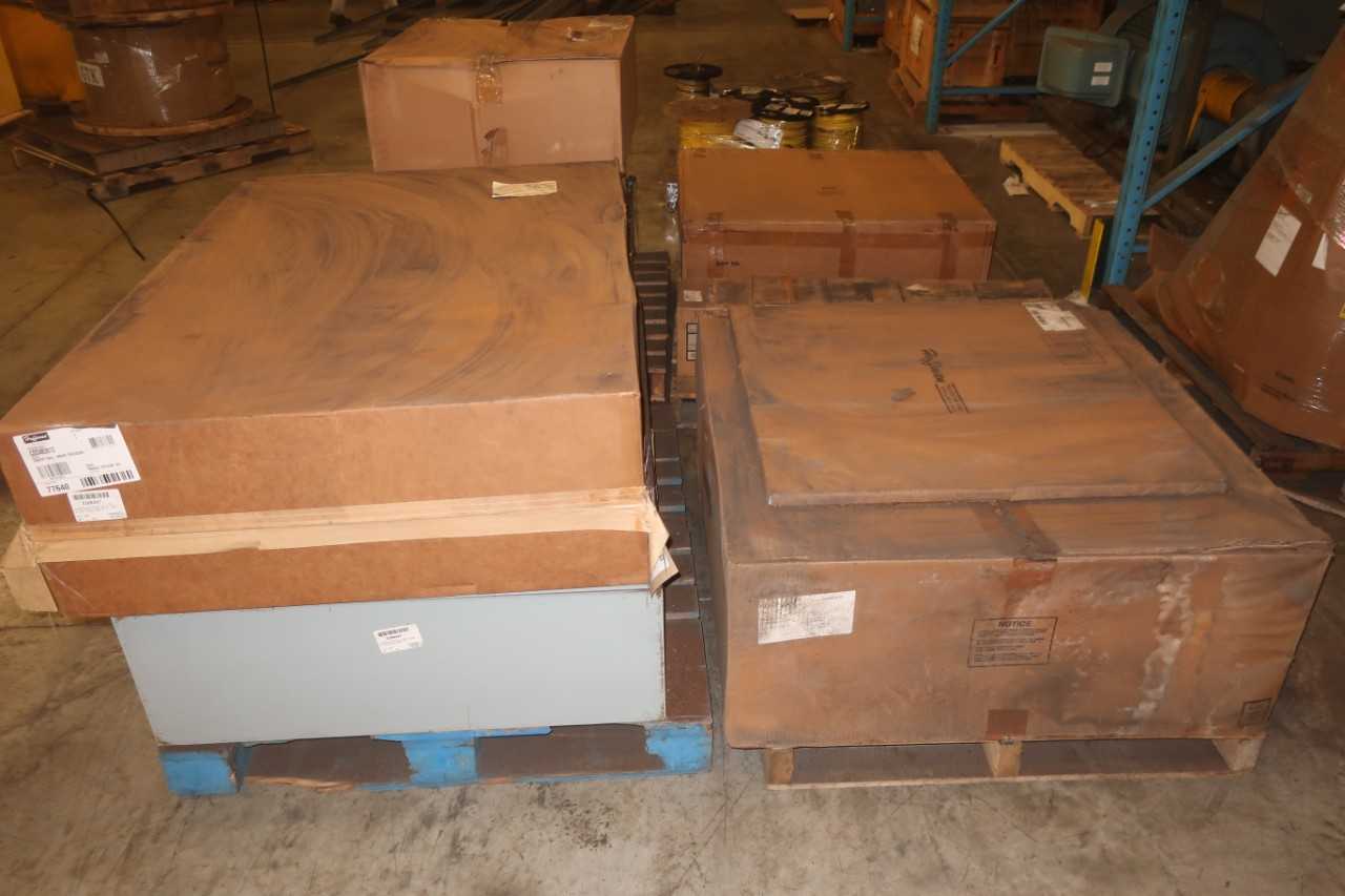 4 PALLETS OF ASSORTED ELECTRICAL ENCLOSURES - ELECTRICAL ENCLOSURES