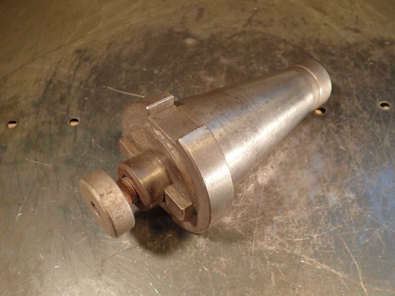 Weldon CSN-4 1-1/4" Shell Mill Arbor: 3/4" Projection, NMTB-50 Taper Shank, USA - END MILLS
