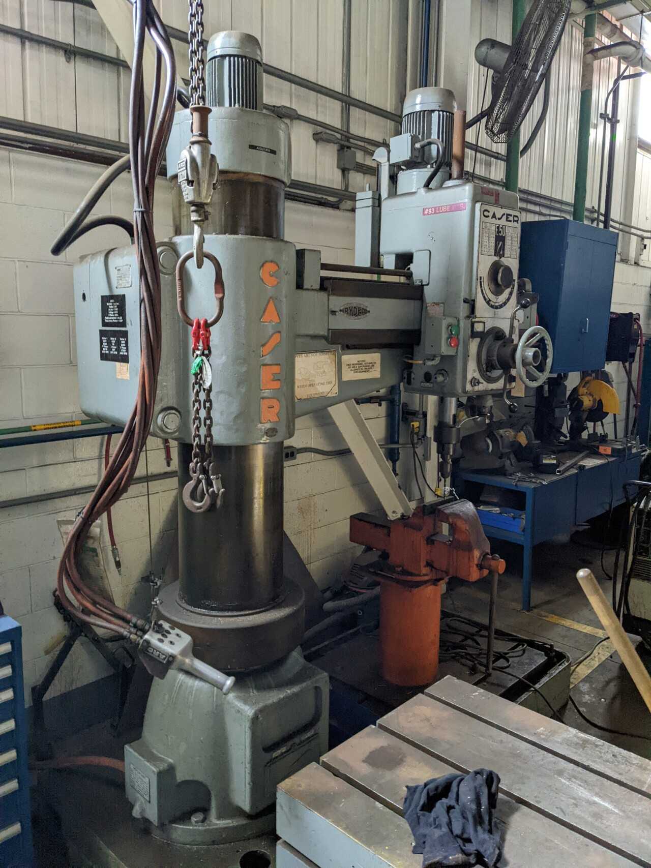 CASER F50 RADIAL DRILL - RADIAL ARM DRILLING MACHINES