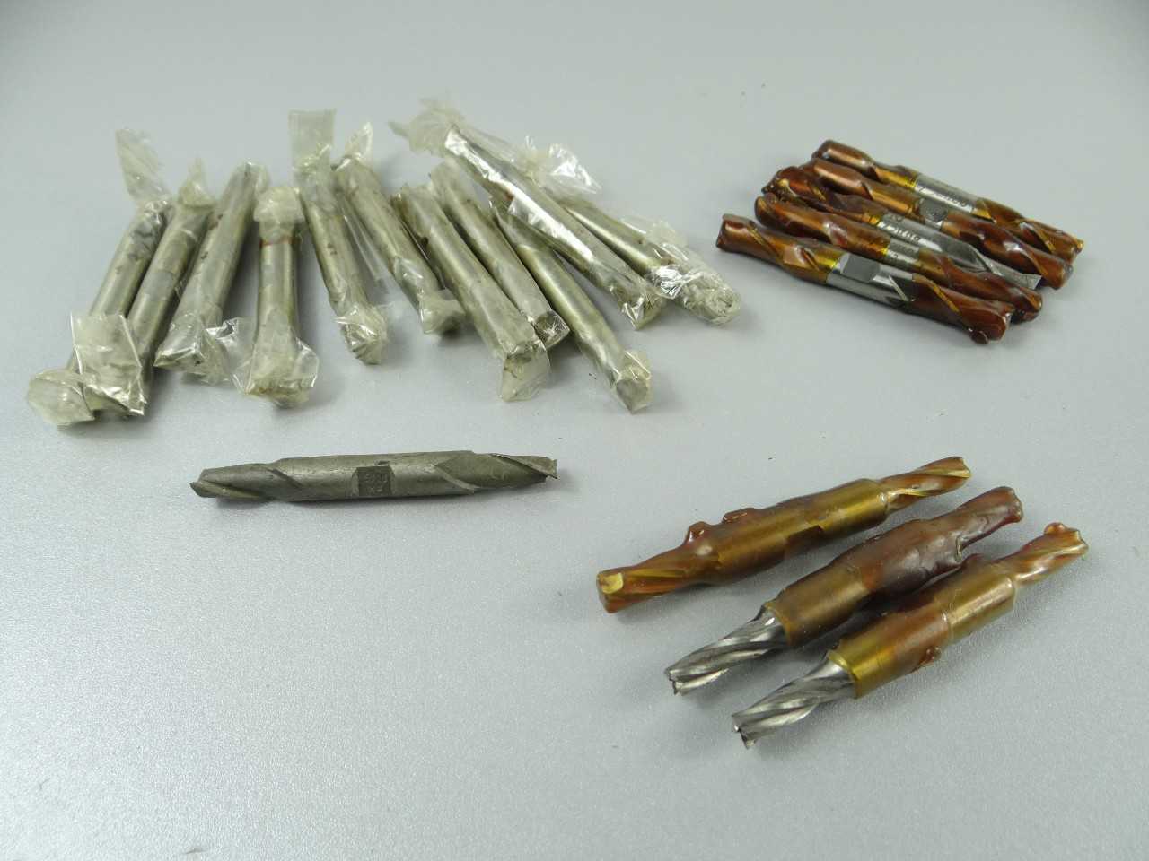 Lot of 20 New and Freshly Sharpened HSS Double End Mills - MACHINING ACCESSORIES & TOOLING