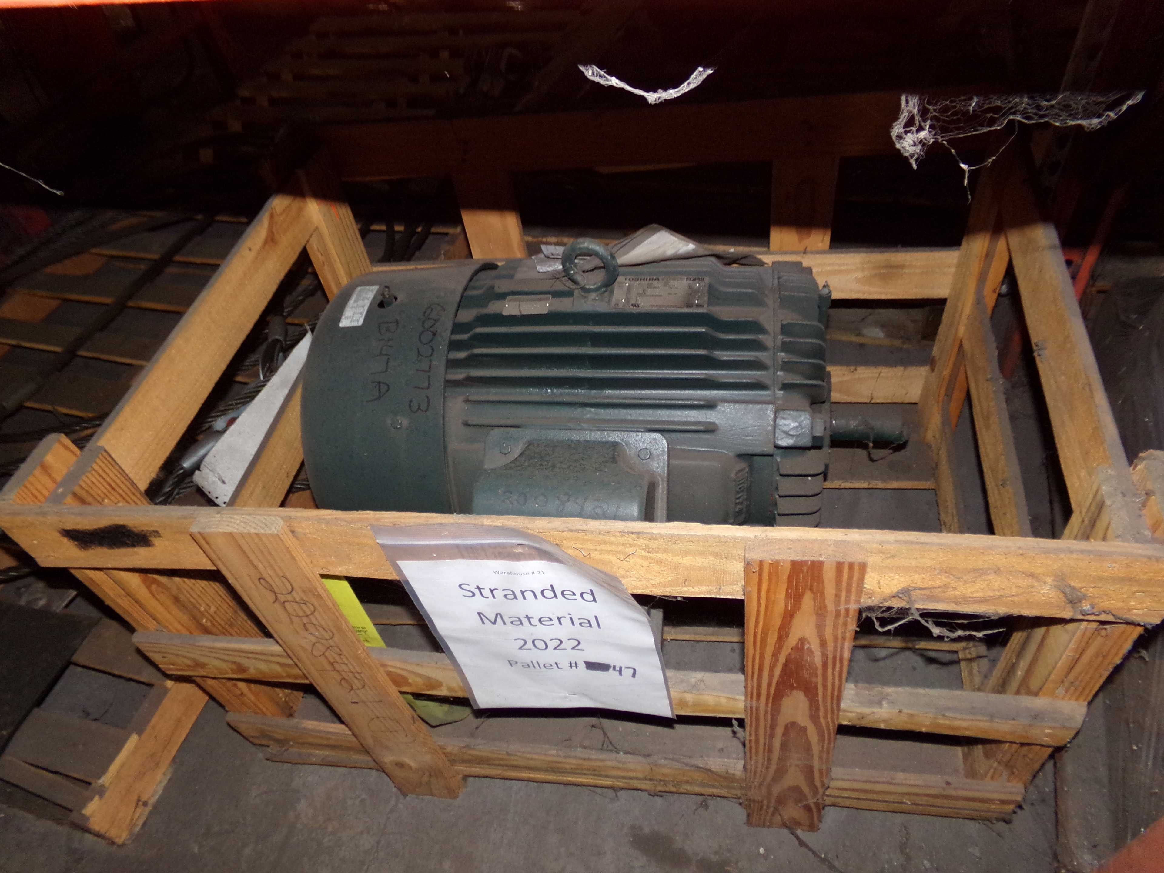 2011 TOSHIBA B0602FLG3BMHD02 ELECTRIC MOTOR - ELECTRIC MOTORS