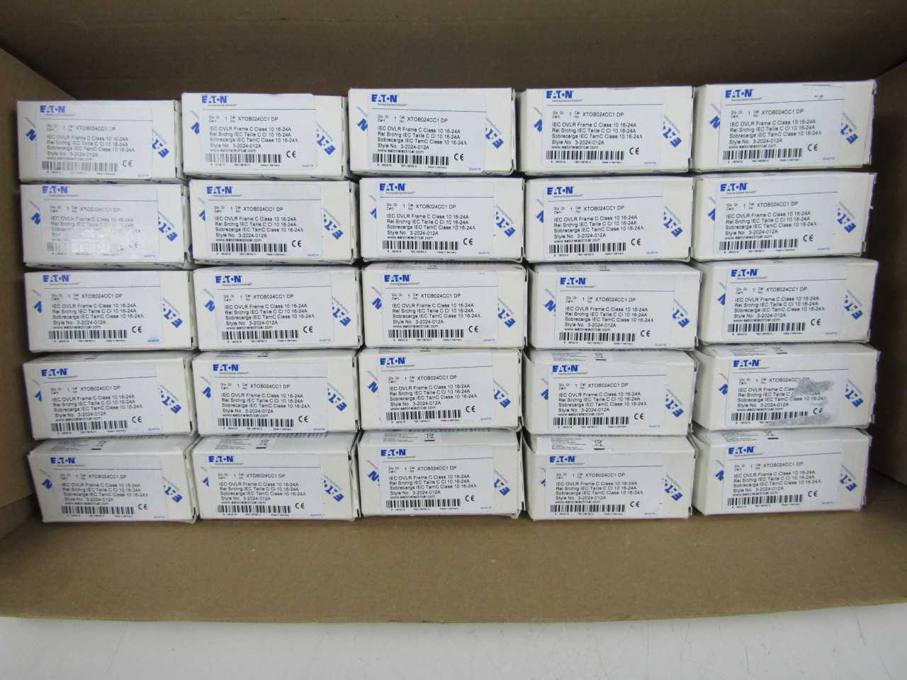 - Quantity of 25 - Eaton XTOB024CC1DP - Overload Relays - ELECTRICAL COMPONENTS